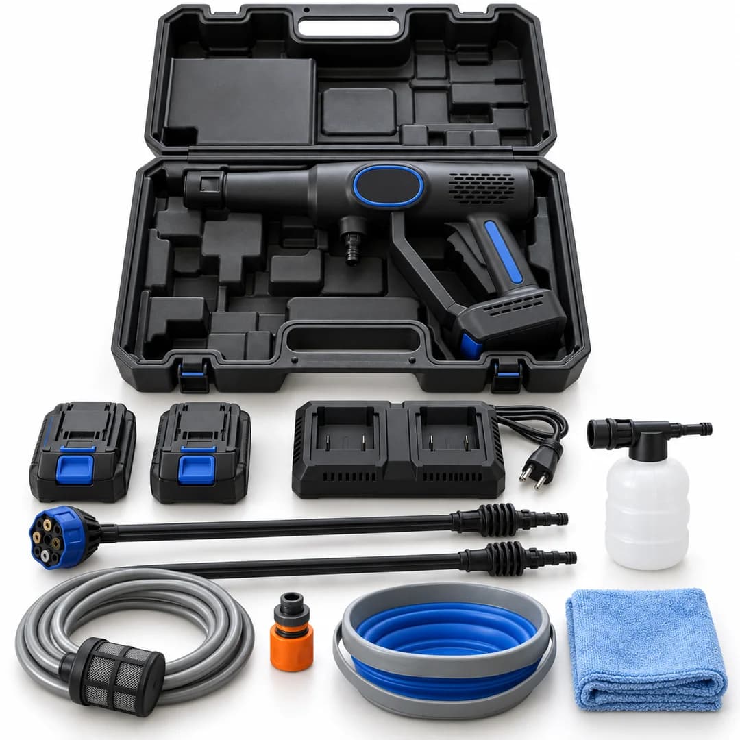 Rivora J6 Cordless Pressure Washer with Two Batteries